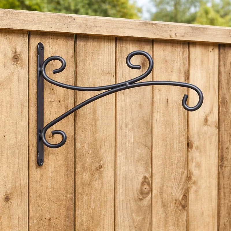 Heavy Duty Hanging Basket Bracket 14–16 Inch Metal Hooks