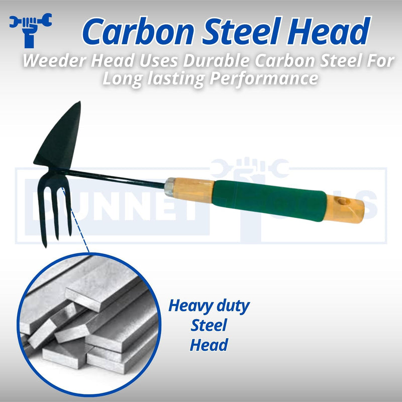 29cm Garden Weed Puller Tool with Carbon Steel Head