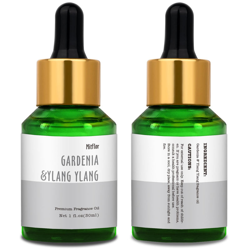Gardenia & Ylang Ylang Fragrance Oil – MitFlor 30ml | Premium Essential Oil for Soap & Candle Making