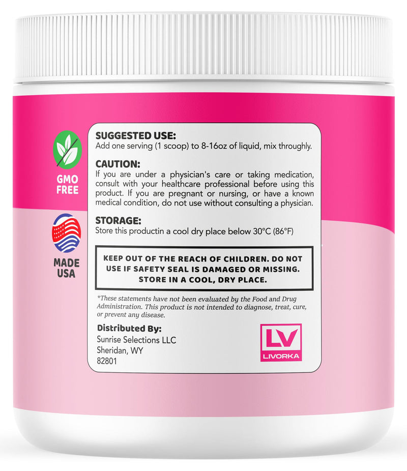 GelatinBurn Powder – Premium All-Natural Daily Formula, 60 Servings