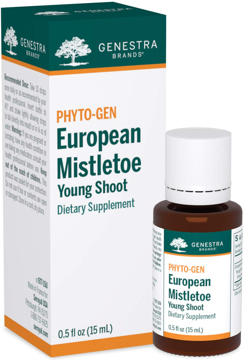 Genestra Brands European Mistletoe Young Shoot – Herbal Supplement 0.5 fl oz