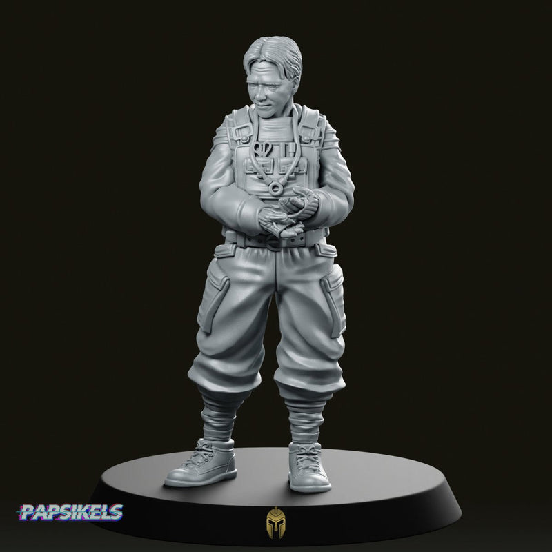 Geneticist Designer Miniature Sci-Fi Scientist Cyberpunk Character