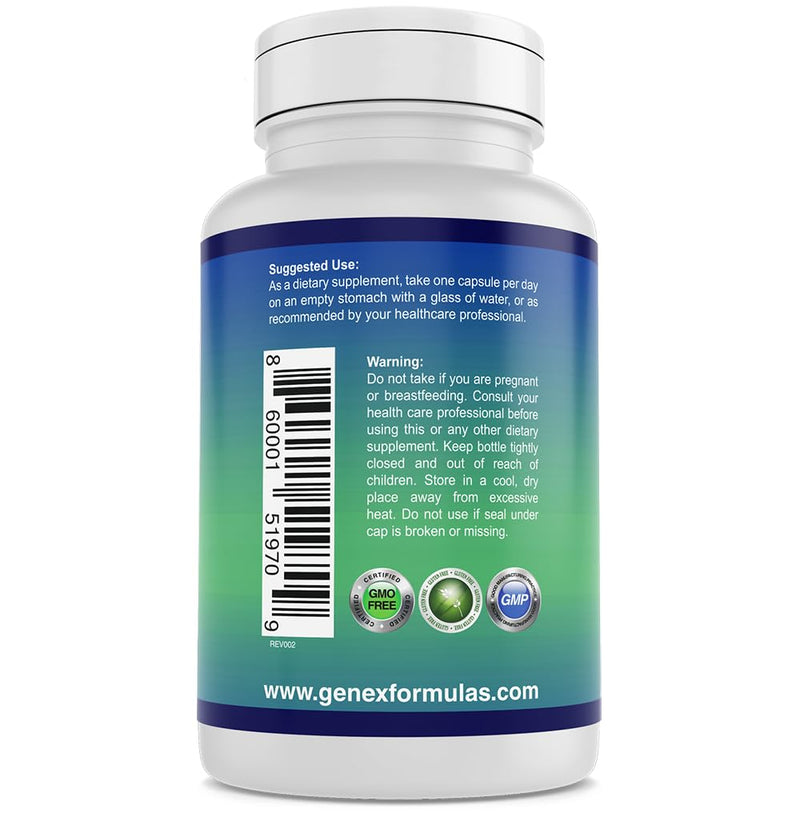 Genex Formulas Nicotinamide 500mg (3-Pack) | Flush-Free Niacinamide for Skin Health & Energy