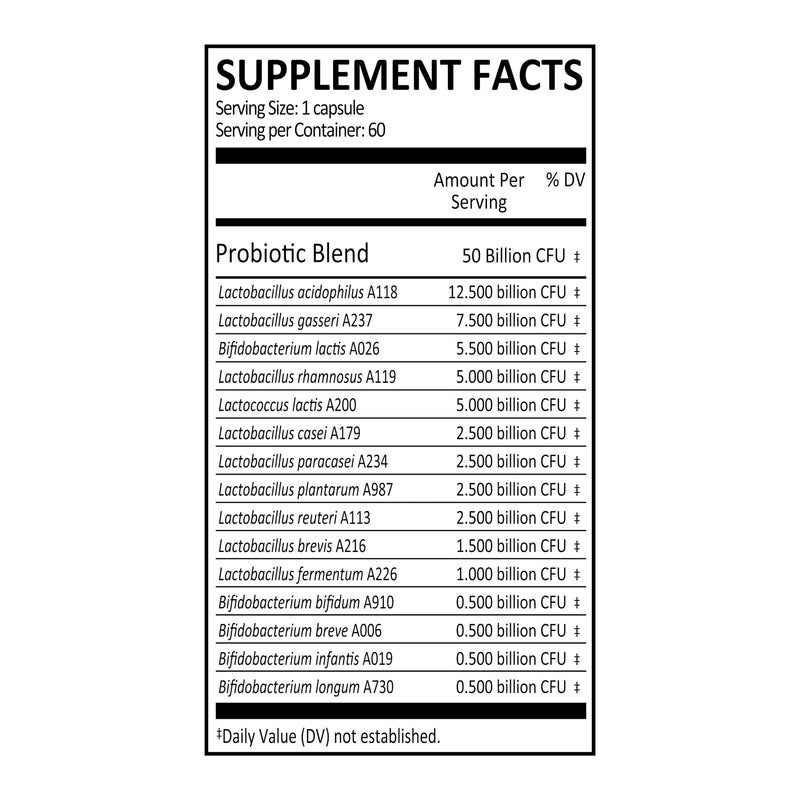 Genuine Health Women's Daily Probiotic - Multi-Strain Formula (60 Count) for Digestive, Vaginal & Skin Health