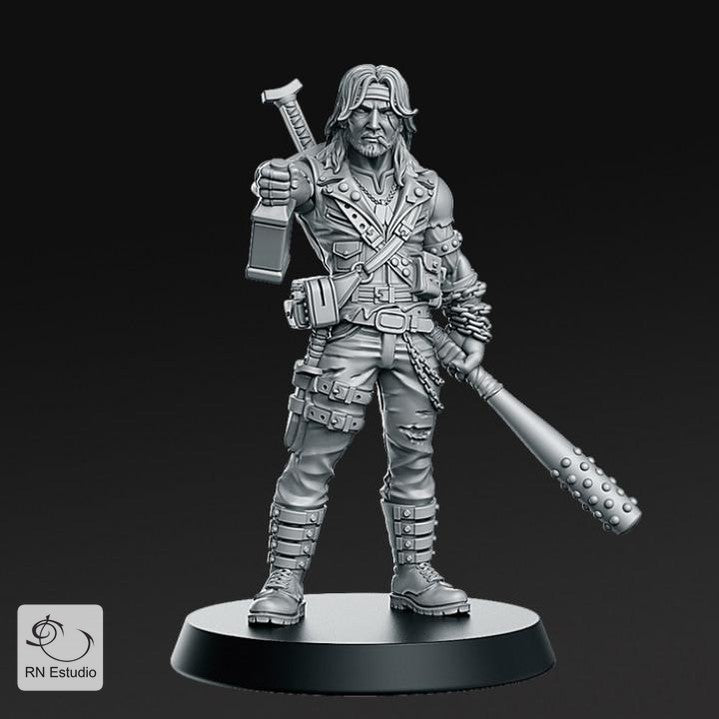 Gerardo Thug Walking Dead Miniature Wasteland Bounty Hunter