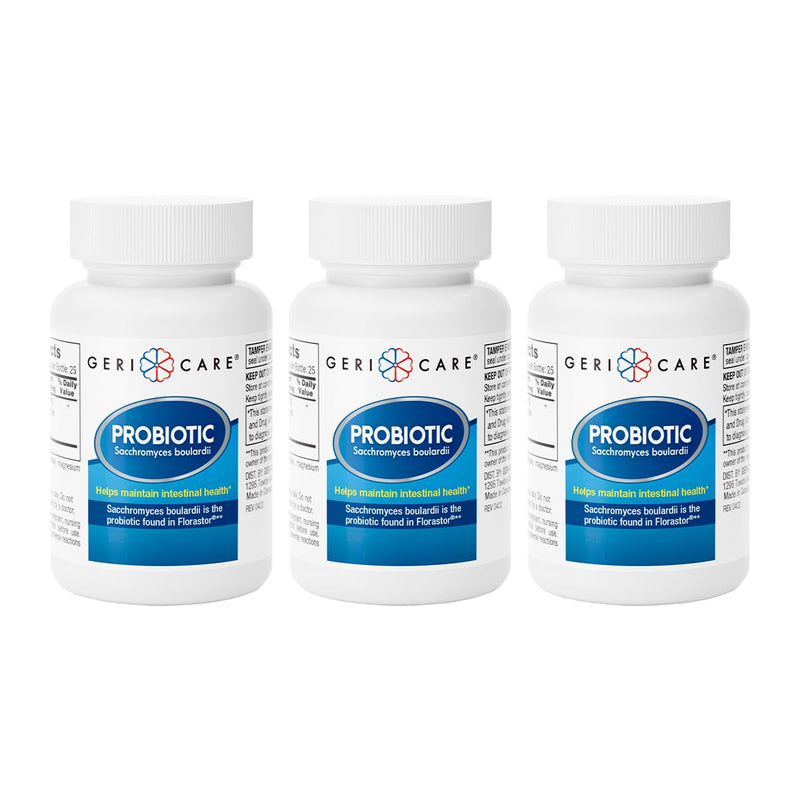 GeriCare Ultimate Probiotic and Digestive Health Supplement - Complete Gut Repair | Probiotics for Women and Men | Lactose & Gluten Free | 50 Capsules (3 Pack)