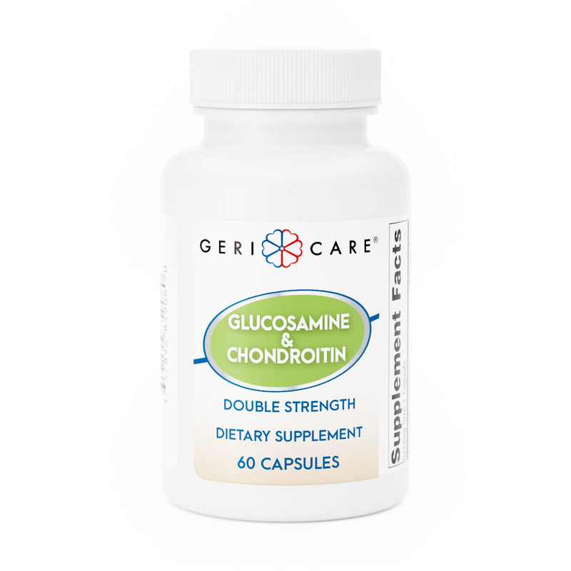 Gericare Glucosamine HCl 500 mg + Chondroitin Sulfate 400 mg with Sodium 35 mg Capsules | Joint Mobility & Cartilage Health | 60 Count