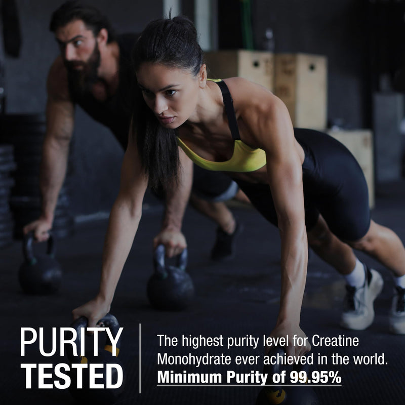 German Creatine Micronized Monohydrate Powder | 99.99% Creapure, Unflavored, 270g (54 Servings) – 3rd-Party Tested