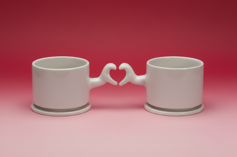 Gestures Cup – Unique Valentine’s Day Coffee Cup Gift for him or her
