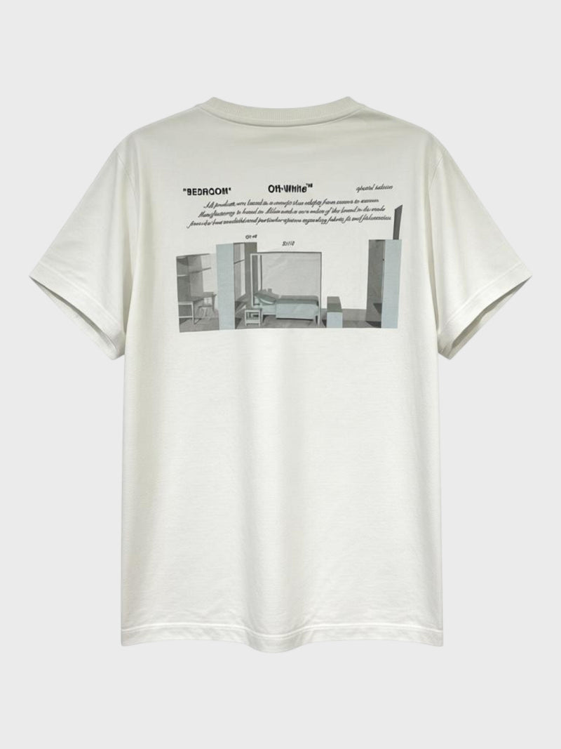 Off-White HS Printed Short Sleeve Tee White