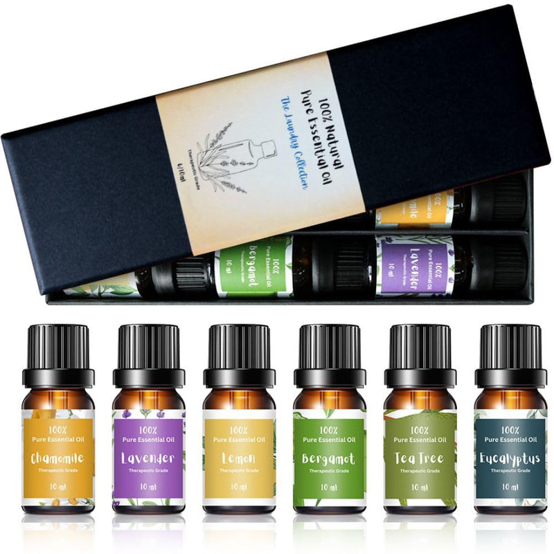 Essential Oils for Laundry - 100% Pure Therapeutic Grade Top 6