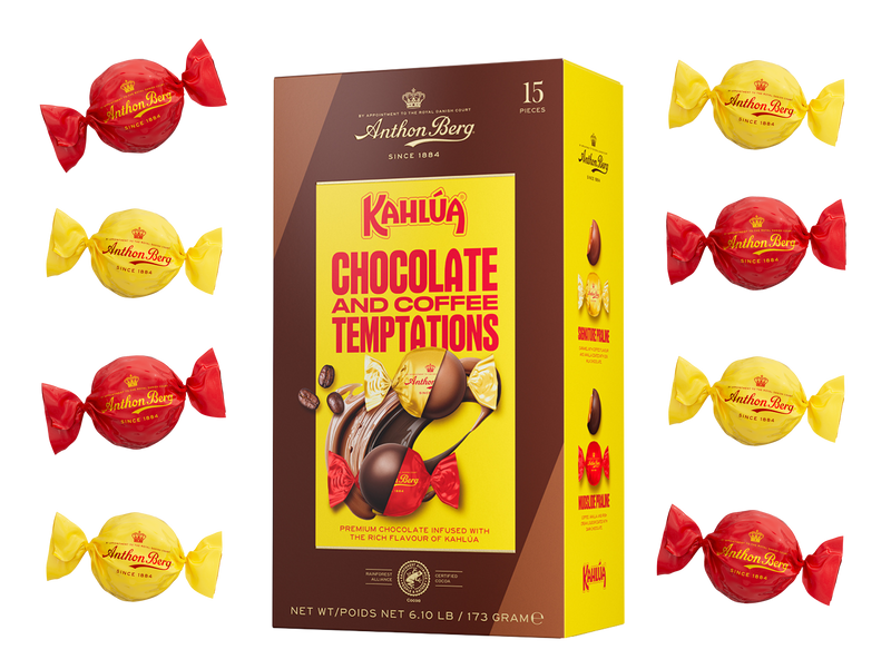 Anthon Berg | Kahlua Coffee Temptations Gift Box | 173g