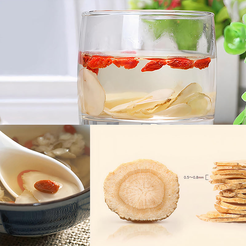 American Wisconsin Ginseng Slices - 16 oz | Boost Energy, Performance & Mood