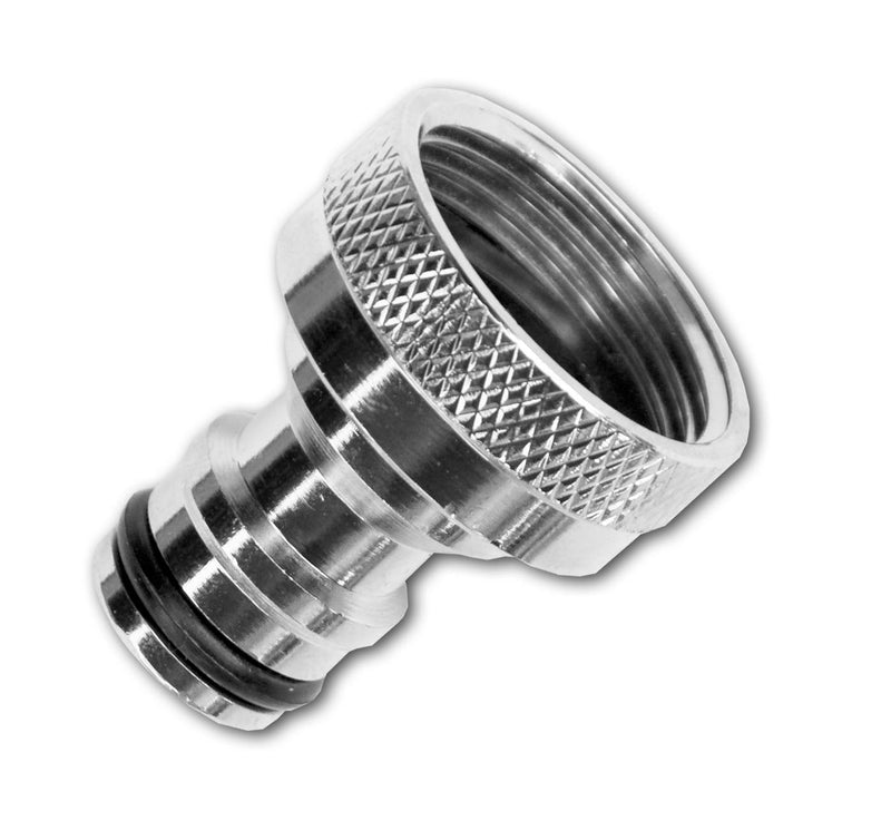 Tap Connector Snap On Male - 3/4" BSPF Brass Nickle Plated
