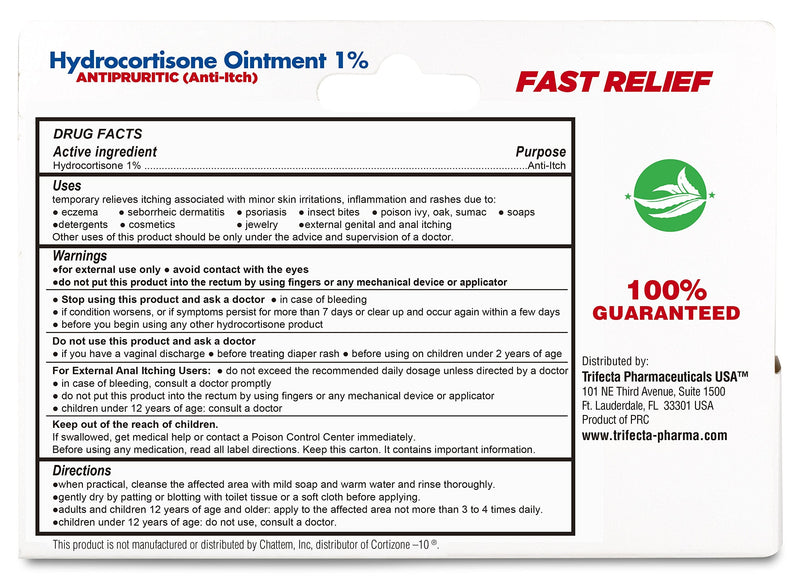 Globe Hydrocortisone 1% Cream with Aloe (3 Pack) – Anti-Itch Relief
