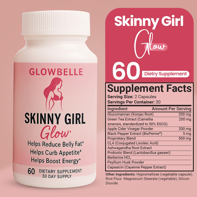 GLP-1 Appetite Suppressant for Women & Men - 3rd Party Verified Formula | Weight Loss Support | BioPerine®, Berberine, Akkermansia | Craving Control | 60 Veggie Capsules