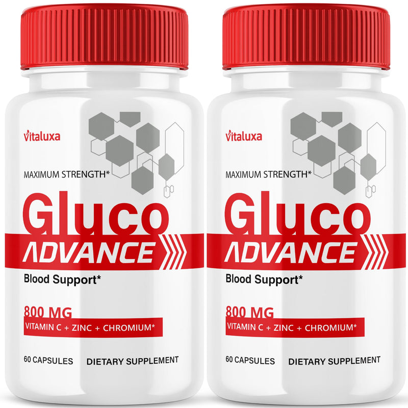 Gluco Advance Capsules (2 Pack) – Blood Support & Joint Health, 120 Ct