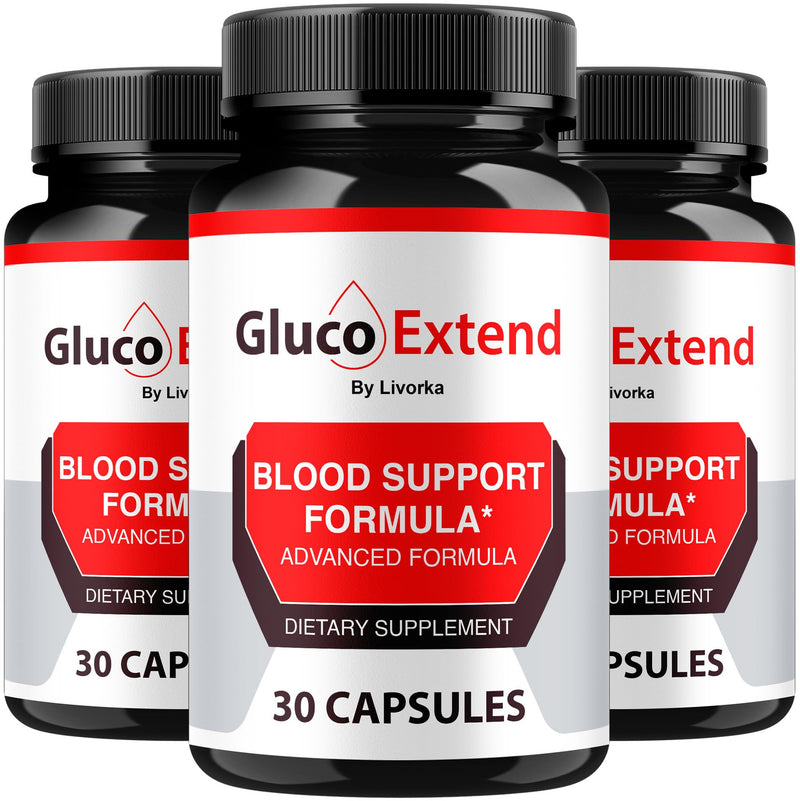 Gluco Extend 3-Pack Capsules - All-Natural Formula for Healthy Levels