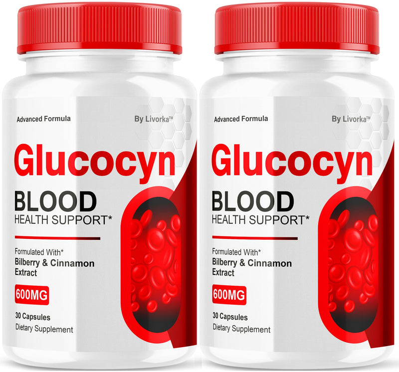 (2 Pack) Glucocyn Capsules – Glycogen Support, Official Glucocyn Supplement, 60 Capsules