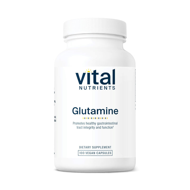 Vital Nutrients Glutamine 3400mg – 90 Capsules | GI Support | Gluten Free | Non-GMO