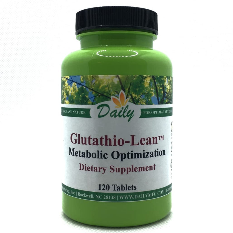 Glutathio-Lean™ – NAC, Glycine & Leucine | 120 Tablets | Daily Manufacturing