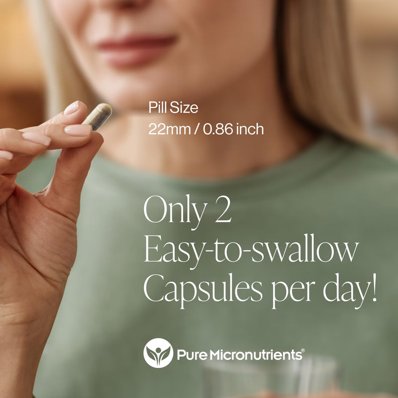 Pure Resveratrol Supplement - Extra Strength 600mg Trans-Resveratrol | 60 Vegan Caps | Heart, Cognitive & Immune Support