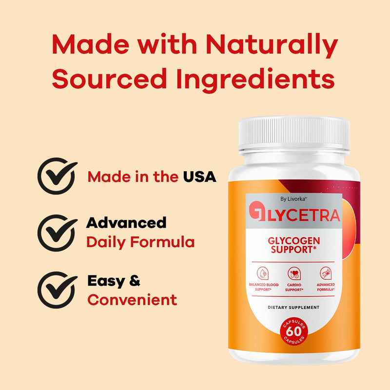 (2 Pack) Glycetra Capsules | Official Glycetra Advanced Glycogen Support - 120 Capsules