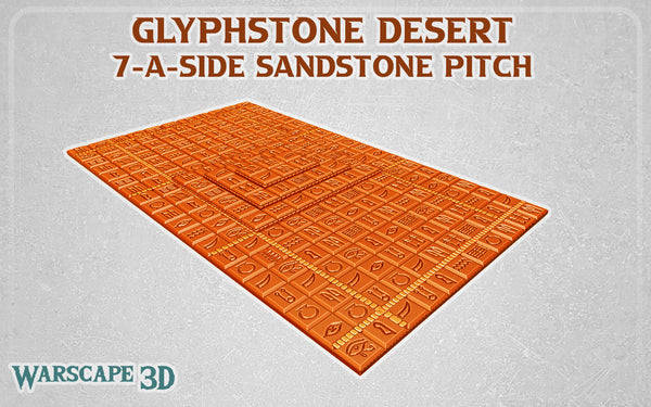 7 A Side Fantasy Football Pitch For Blood Bowl, 7s,  Blitz Bowl, Battle Ball etc