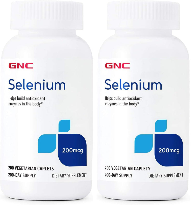 GNC Selenium 200mcg – Essential Mineral, 200 Tablets (Pack of 2)