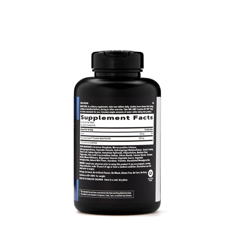 GNC AMP Creatine HCl 189 | Advanced Creatine Supplement for Muscle Energy