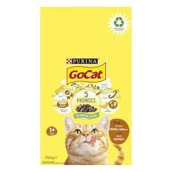 Go-Cat Chicken, Turkey mixed with Vegetables Dry Cat Food, 750g - Case of 5