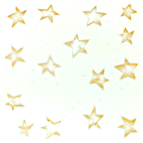 Gold Stars: Decorative Ceiling & Wall Panels - 2m2 (21.52 sqft) - 8 Panels - InStock