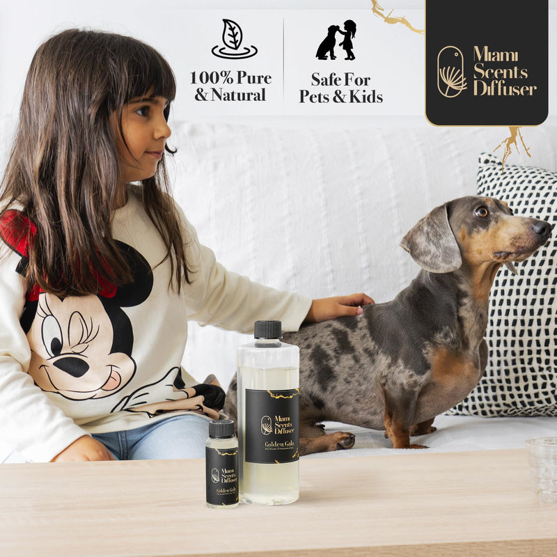 Golden Gala Scent Inspired by Aria Hotel - 4 fl oz Essential Oils for Diffuser