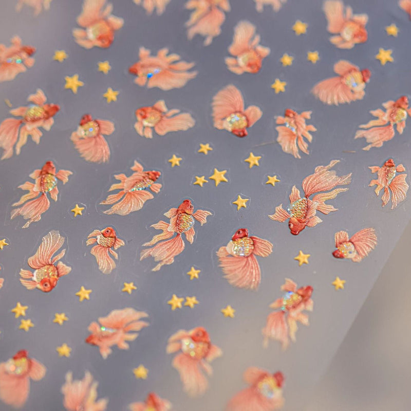 Hello Claws | Goldfish Nail Deco Sticker