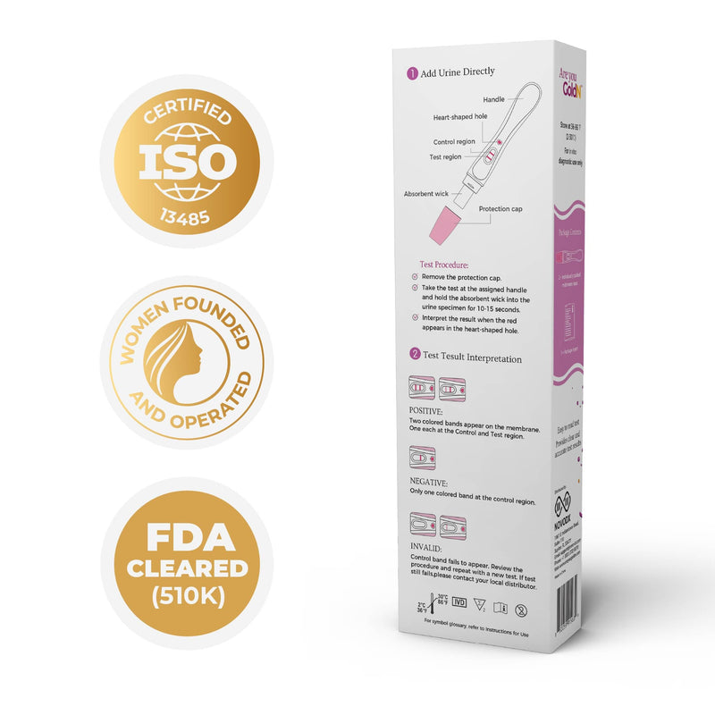 GoldN™ Early Detection Pregnancy Test – HCG Midstream Kit, 99% Accurate