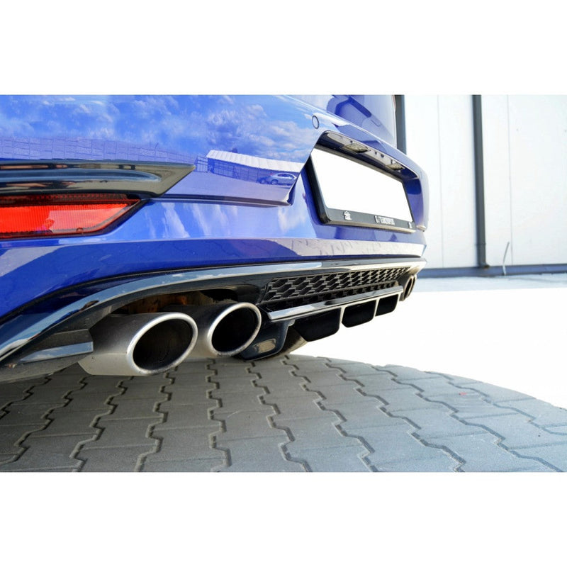 Maxton Design - Rear Splitter Volkswagen Golf R / R-Line Hatchback Mk7 Facelift