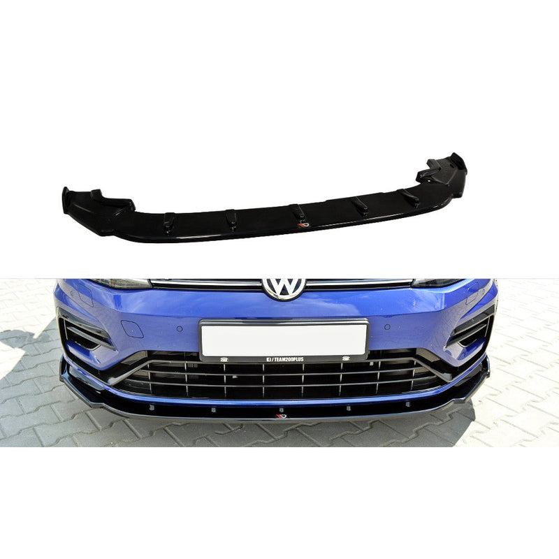 Maxton Design - FRONT SPLITTER V.1 VW GOLF 7 R / R-LINE FACELIFT