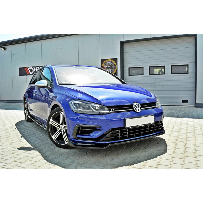 Maxton Design - FRONT SPLITTER V.2 VW GOLF 7 R / R-LINE FACELIFT