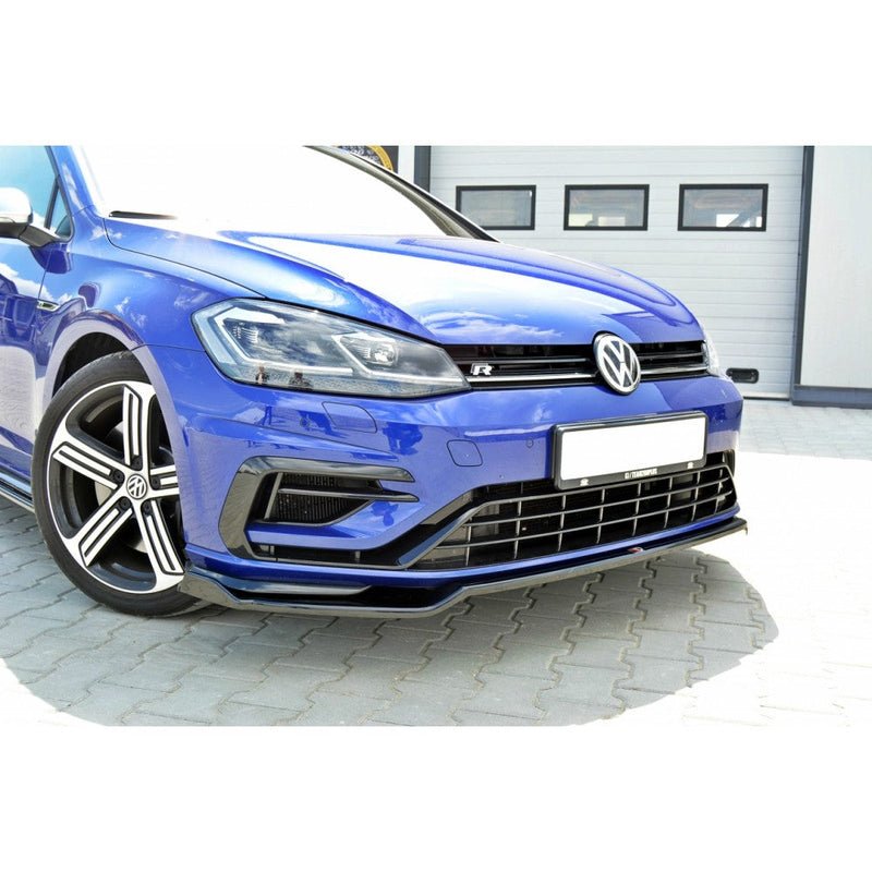 Maxton Design - FRONT SPLITTER V.2 VW GOLF 7 R / R-LINE FACELIFT