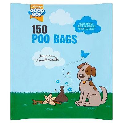 Good Boy Poo Bags pack of 150 - Case of 24