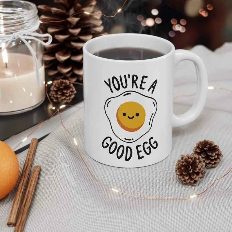 You’re a Good Egg – Uplifting Ceramic Mug