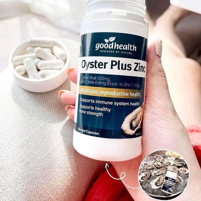 Goodhealth Oyster Plus – 60 Capsules | Marine Nutrients with Zinc & Taurine
