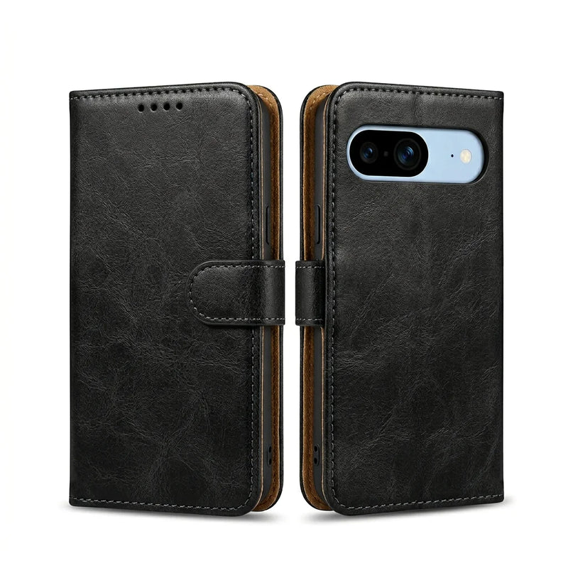 Google Pixel 8 Pro Book Flip Case Leather Wallet