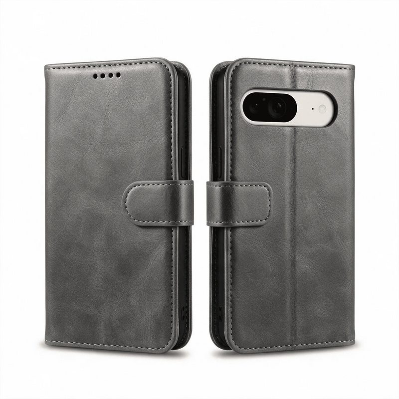 Google Pixel 11 / 10 / 10 Pro Book Flip Case Leather Wallet with Magnetic Closure