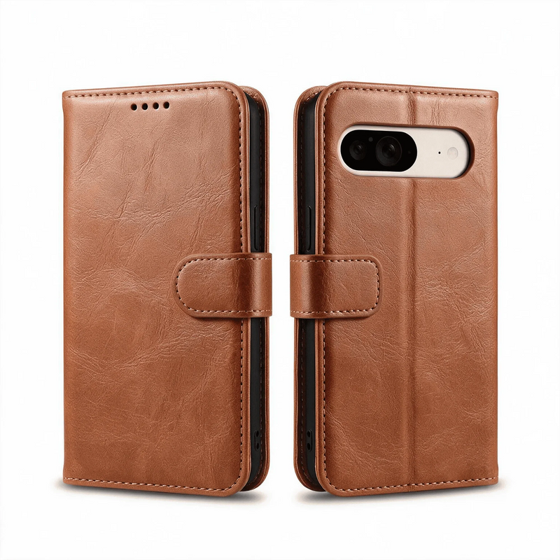 Google Pixel 10 Pro XL Book Flip Case Leather Wallet