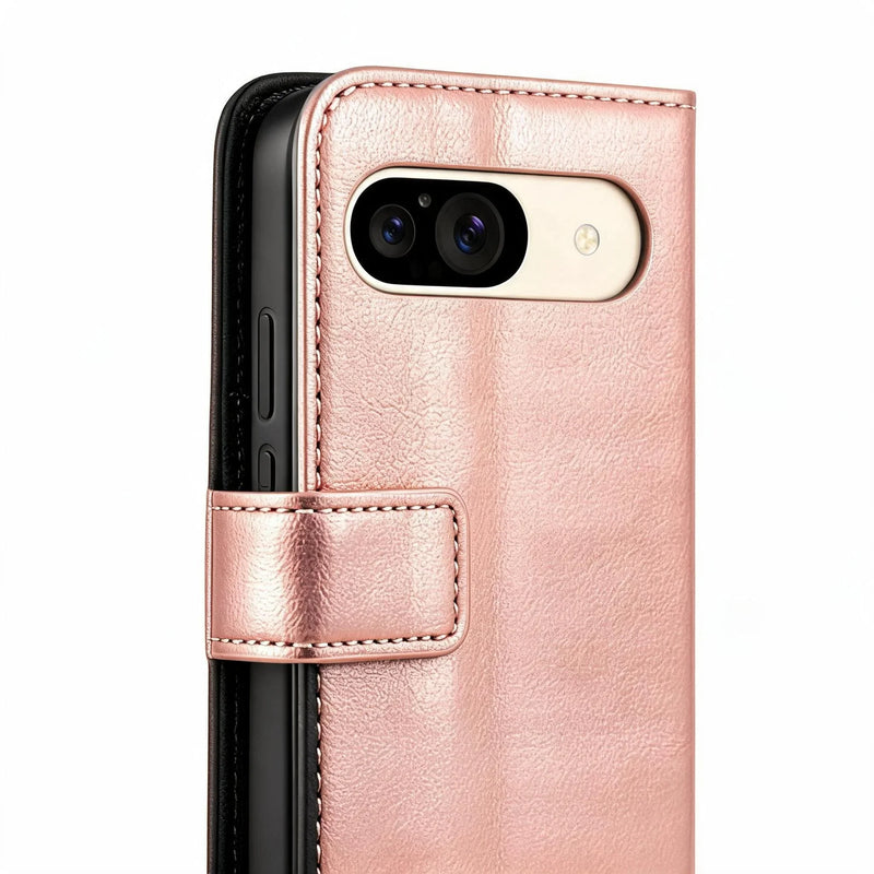 Google Pixel 11 / 10 / 10 Pro Book Flip Case Leather Wallet with Magnetic Closure