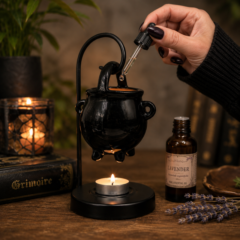 Hanging Cauldron Oil Burner