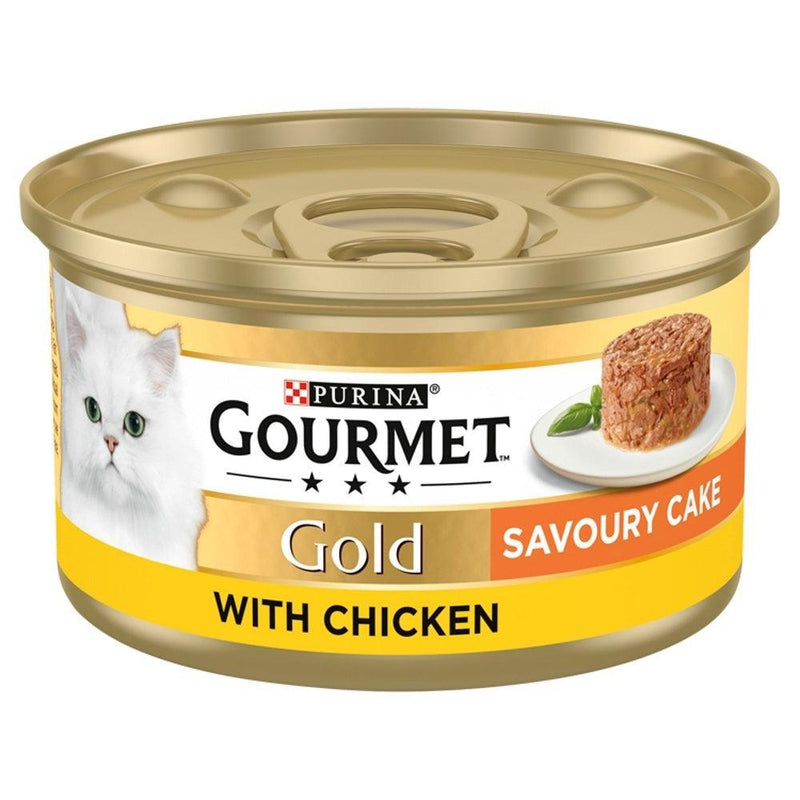 Gourmet Gold Savoury Cake Chicken 85g - Case of 12