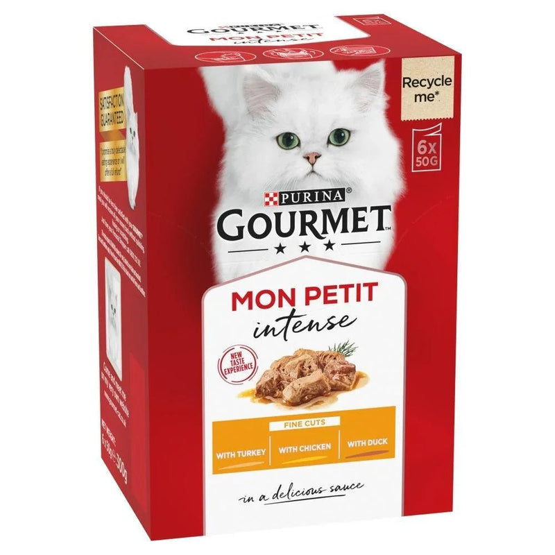 Gourmet Mon Petit Duck, Turkey, Chicken 6x50g