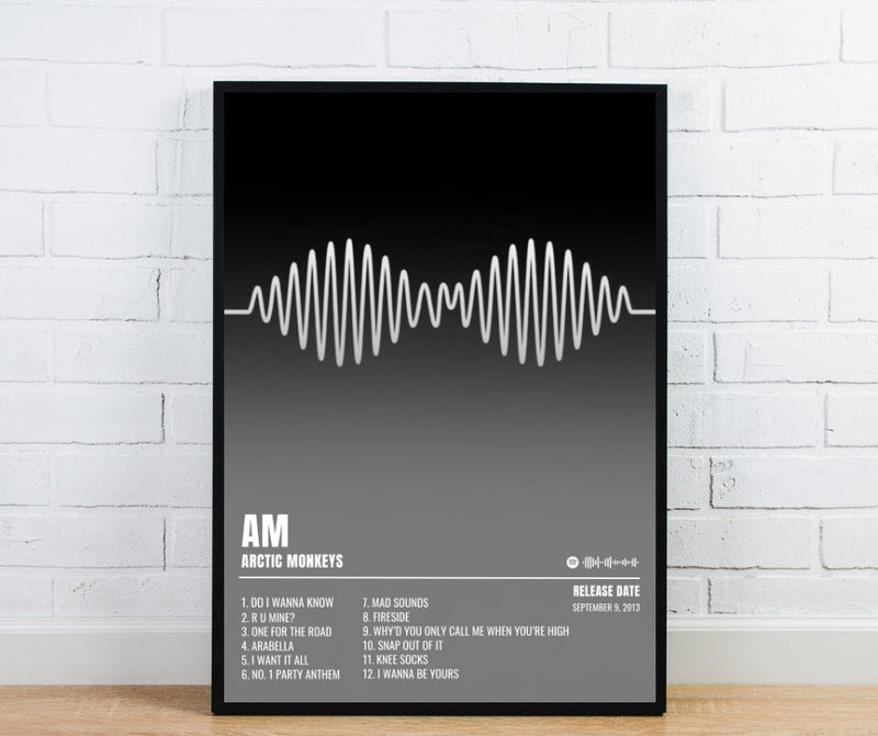 AM - Arctic Monkeys Inspired Album Poster
